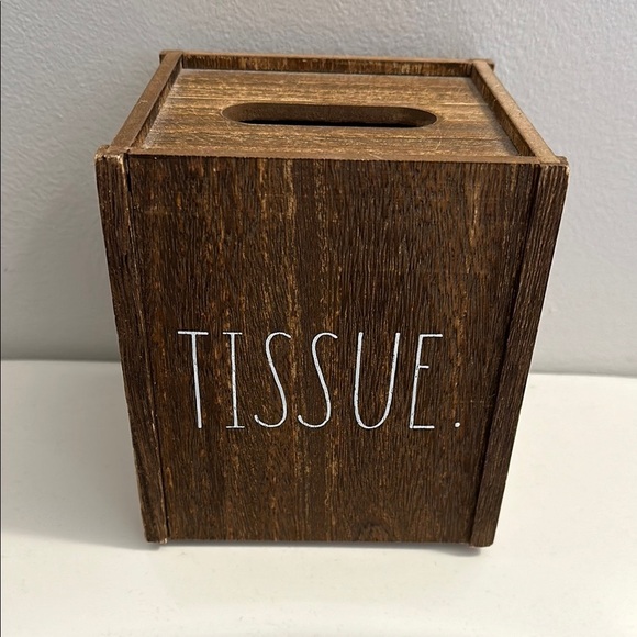 Rae Dunn Other - NWT Rae Dunn Wooden Tissue Box Holder